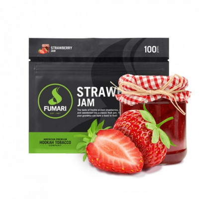 Табак для кальяна Fumari 100 гр Strawberry Jam