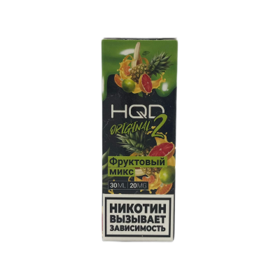 Жидкость HQD Hard Original 2.0 30ml 20mg Mix Fruit / Фруктовый микc
