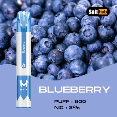 Электронная сигарета Salthub M Stix 600 puff - Blueberry 