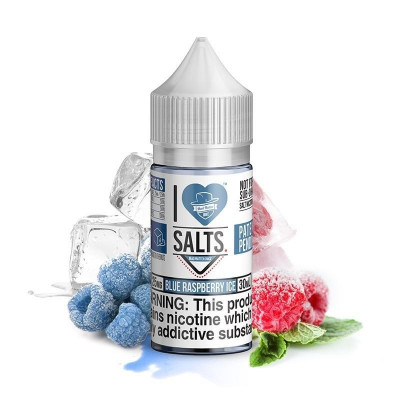 Жидкость I LOVE SALT - Blue Raspberry Ice 50mg