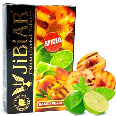 Табак для кальяна Jibiar Baked Peach Spiced (Персик Гриль) 50 гр