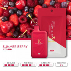 Электронная сигарета VAPEKING Zero Summer Berry (Летние ягоды) 3% 3000 затяжек