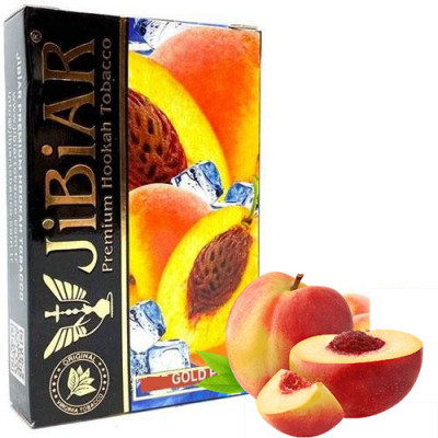 Табак для кальяна Jibiar Ice Gold Peach (Голд Персик Лед) 50 гр