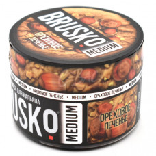 Табак для кальяна BRUSKO Medium Ореховое печенье 50гр