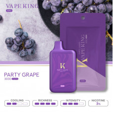 Электронная сигарета VAPEKING Zero 3000 затяжек - Party Grape