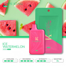 Электронная сигарета VAPEKING Zero Ice Watermelon (Арбуз Лед) 3% 3000 затяжек