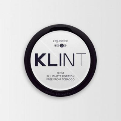 Снюс KLINT Liquorice Strong Slim (24 Portions) 12 mg/g