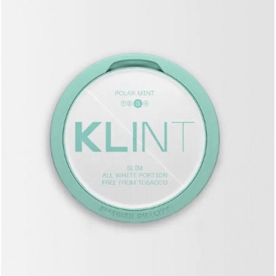 Снюс KLINT Polar Mint Strong Slim (24 Portions) 12 mg/g