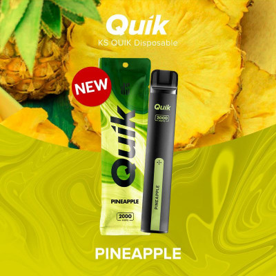 Электронная сигарета Quik Pineapple (3%, 2000 тяг)